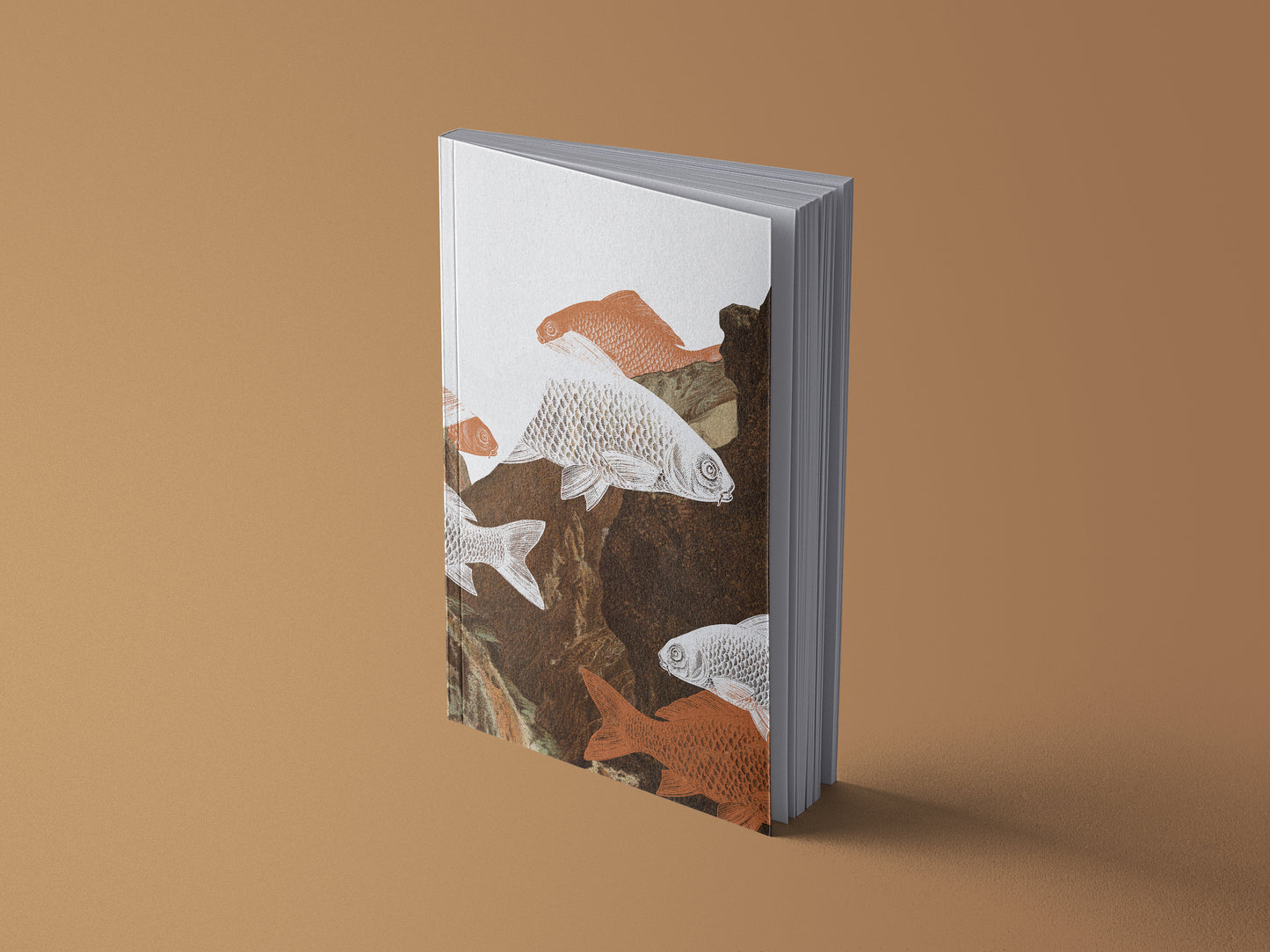 Notizbuch Canyon Fish | Collage Art | 13x20 cm