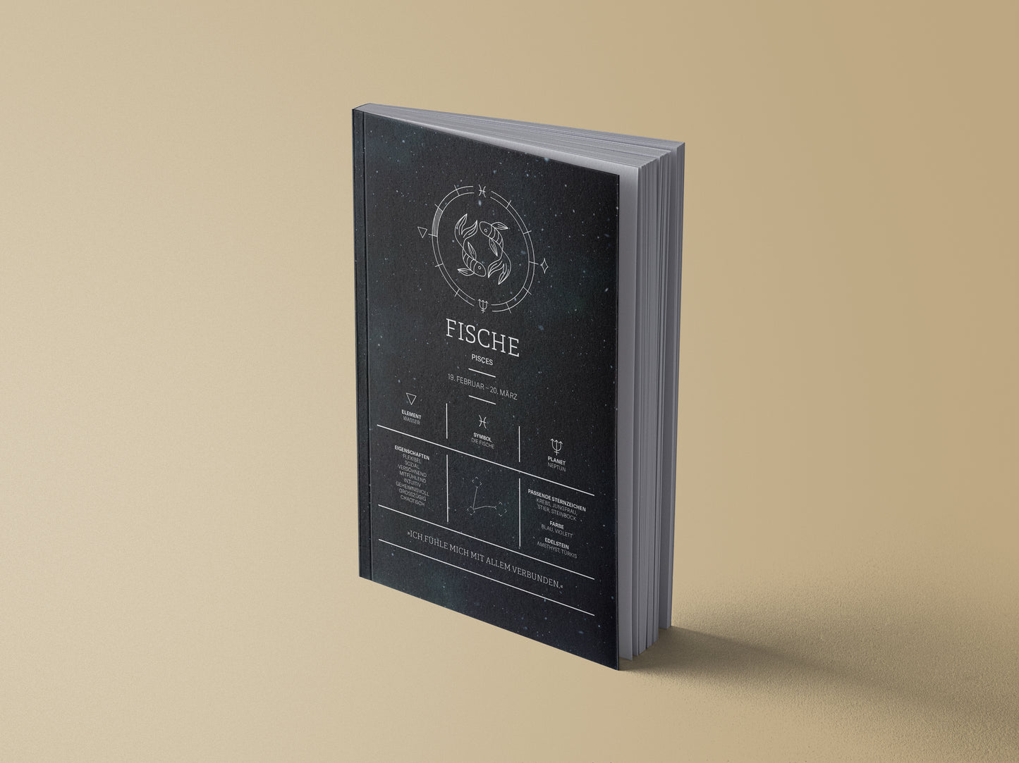 Notizbuch Sternzeichen | Nachthimmel | 13x20 cm