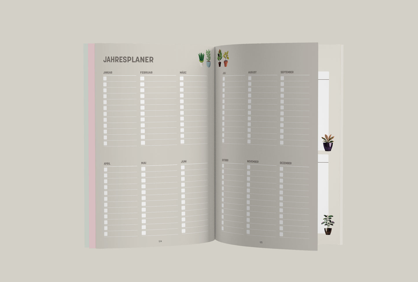 Pflanzen Journal | Zimmerpflanzen-Tagebuch | A5 | 160 Seiten