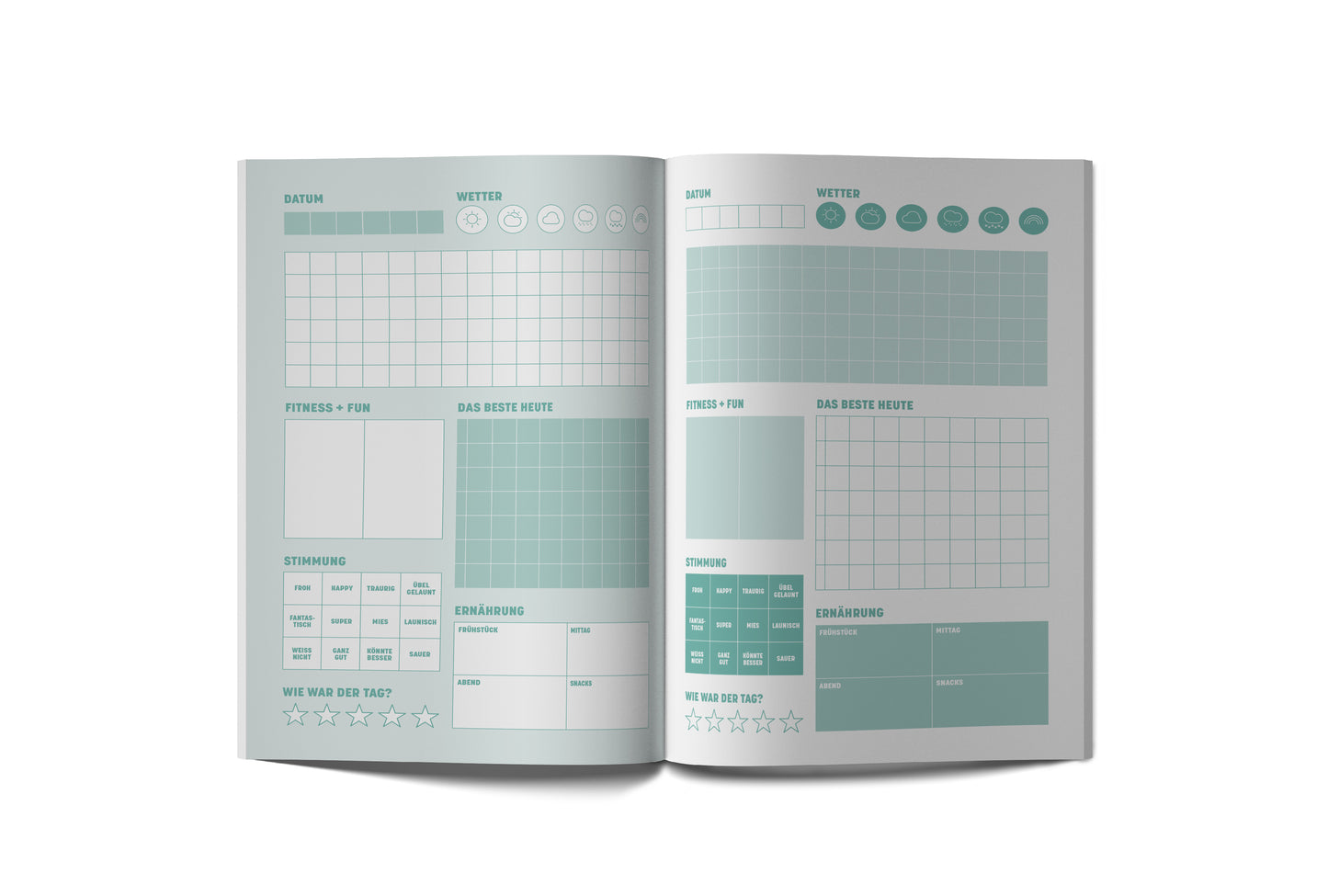 Quick Journal | Tagebuch für 1 Jahr | Minimalismus Edition | A5