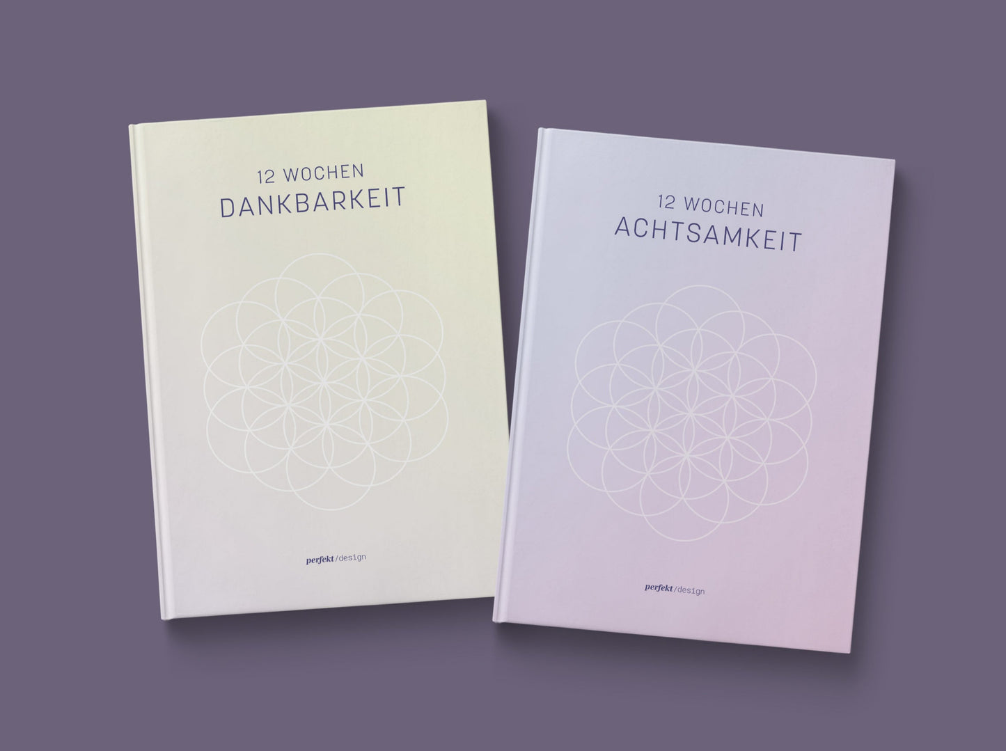 12 Wochen Achtsamkeit & Dankbarkeit – ein minimalistisches Tagebuch für 12 Wochen | A5