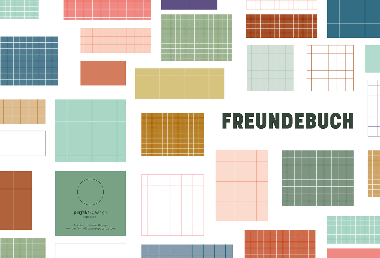 Freundebuch für 30 Freunde | Minimalismus Edition | A5 | 128 Seiten