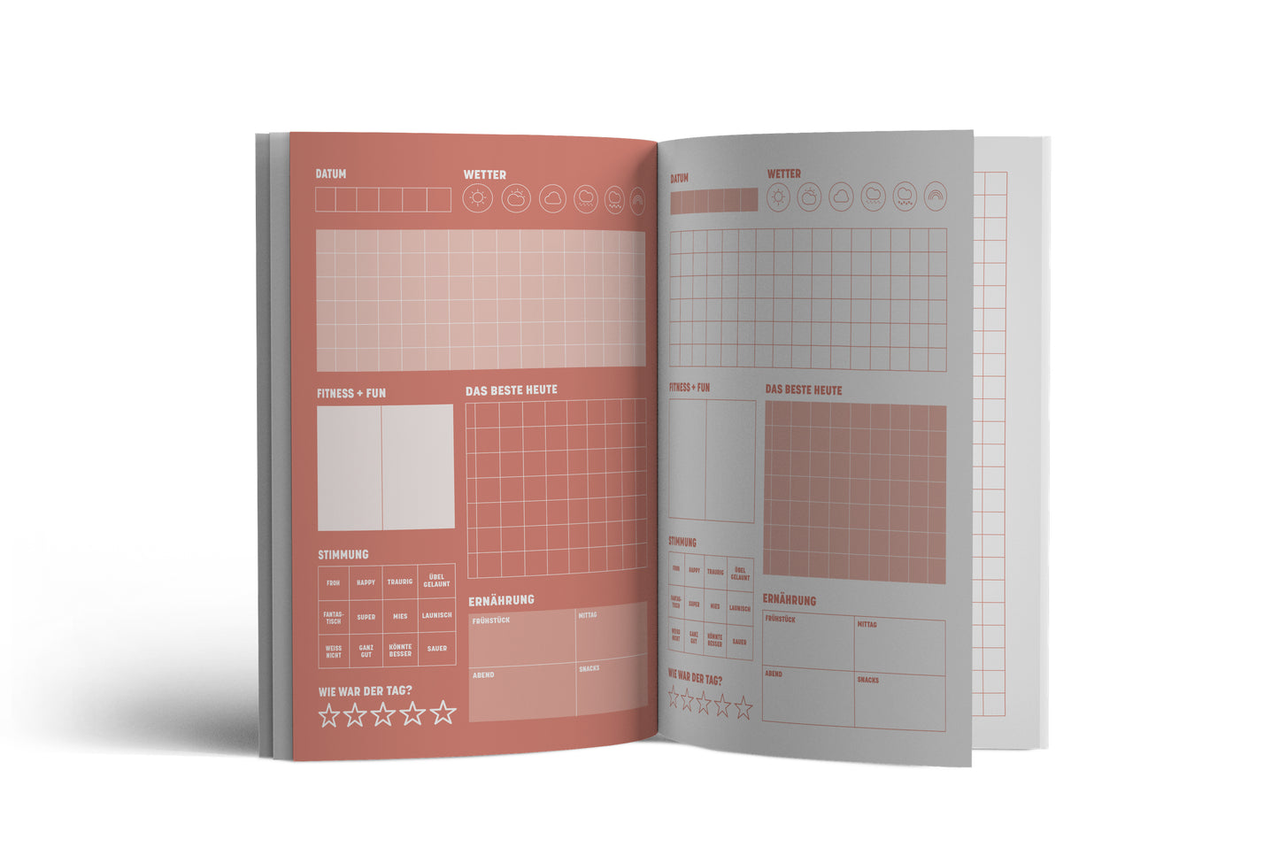 Quick Journal | Tagebuch für 1 Jahr | Minimalismus Edition | A5