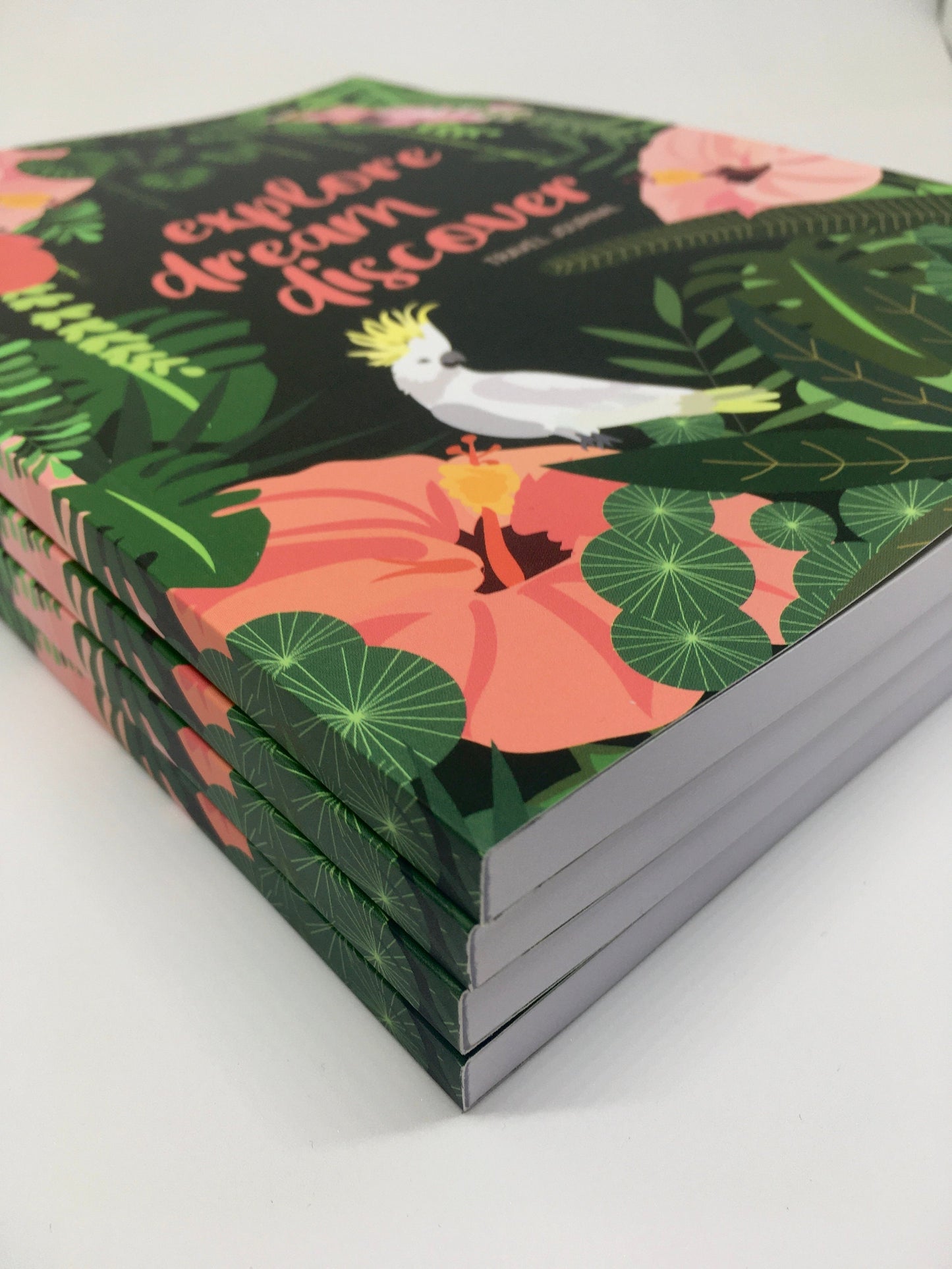 Reisetagebuch | Dschungel & Papageien | 120 Seiten | A5 | Zum Eintragen