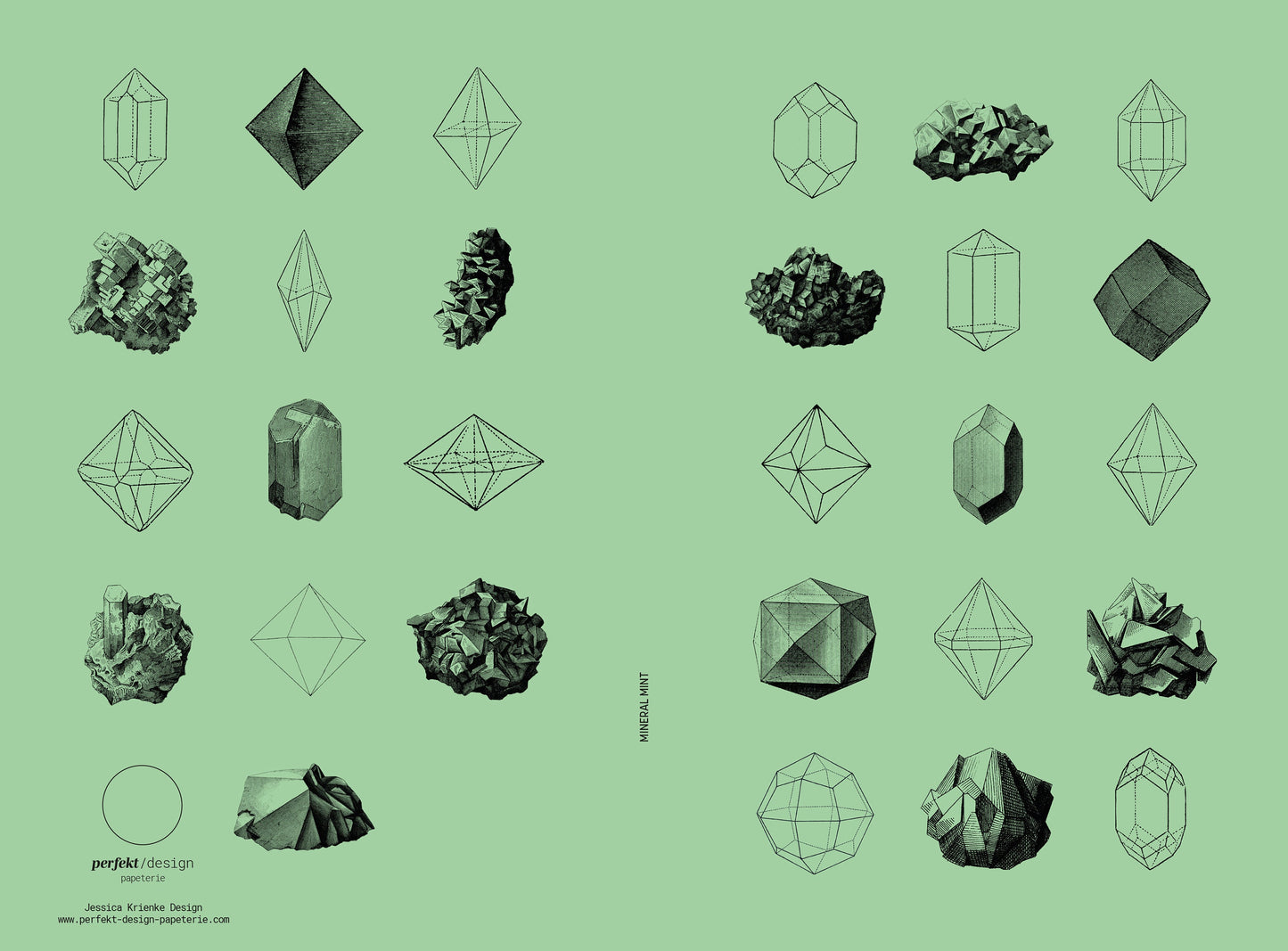 Notizbuch Mineralien | 13x20 cm