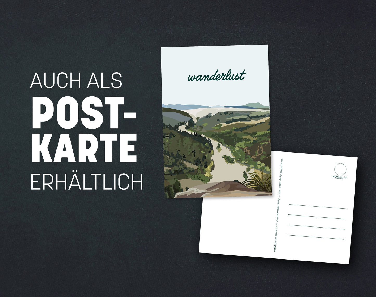 Notizbuch Wanderlust | Australien oder Alpen | Illustration | 13x20cm