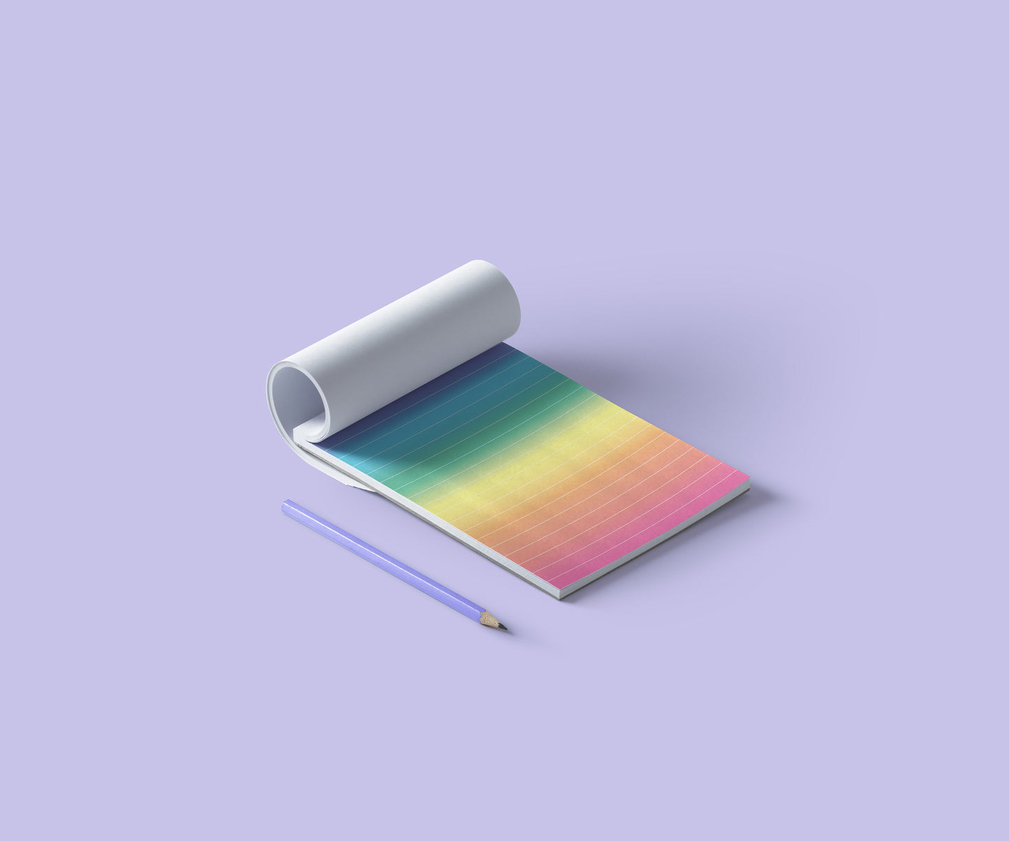 Notizblock Regenbogen | liniert | A6