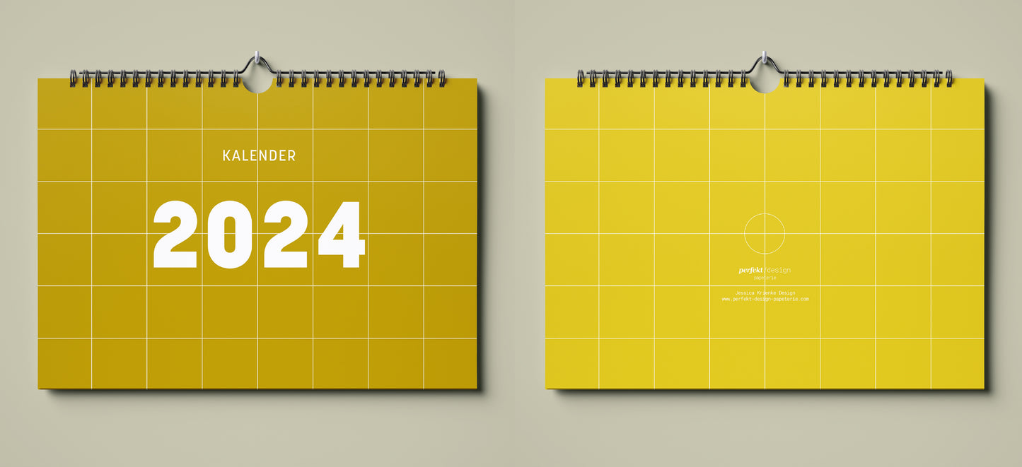 Wandkalender 2024 | Minimalismus Edition | A4