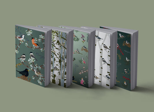 Notizbuch Heimische Vögel | 13x20 cm