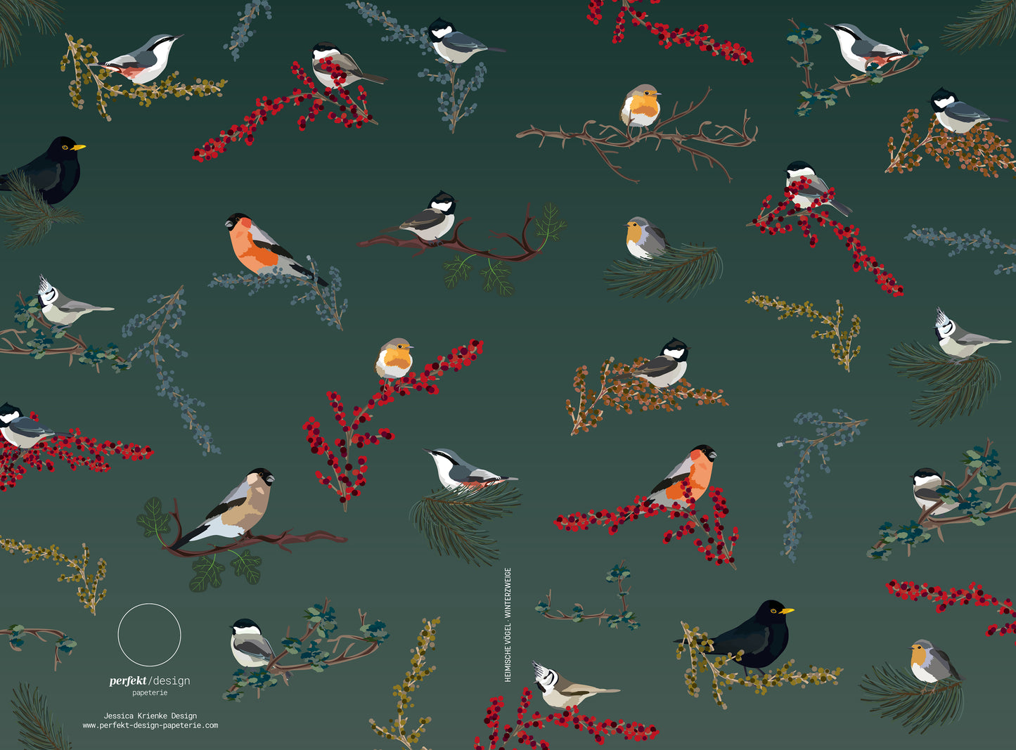 Notizbuch Heimische Vögel | 13x20 cm