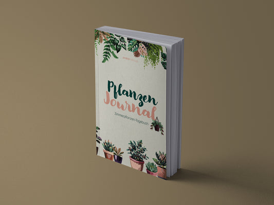 Pflanzen Journal | Zimmerpflanzen-Tagebuch | A5 | 160 Seiten