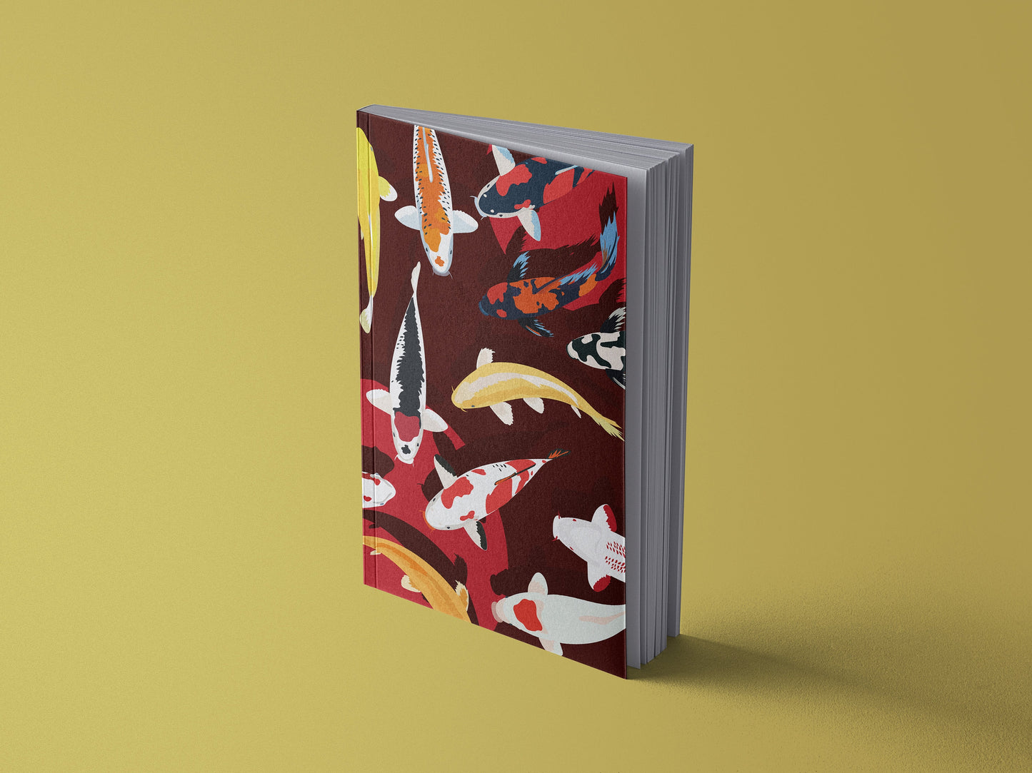 Notizbuch japanische Koi Karpfen | 13x20 cm